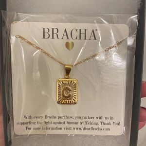 Bracha Initial Necklace “C”